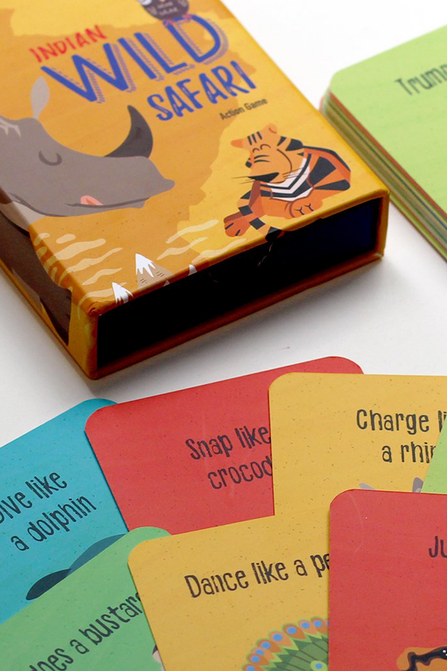 Indian Wild Safari Action Card Game