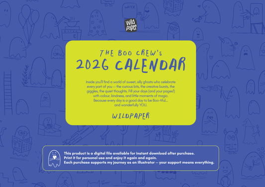 The 2026 Boo Crew Calendar - Digital Download