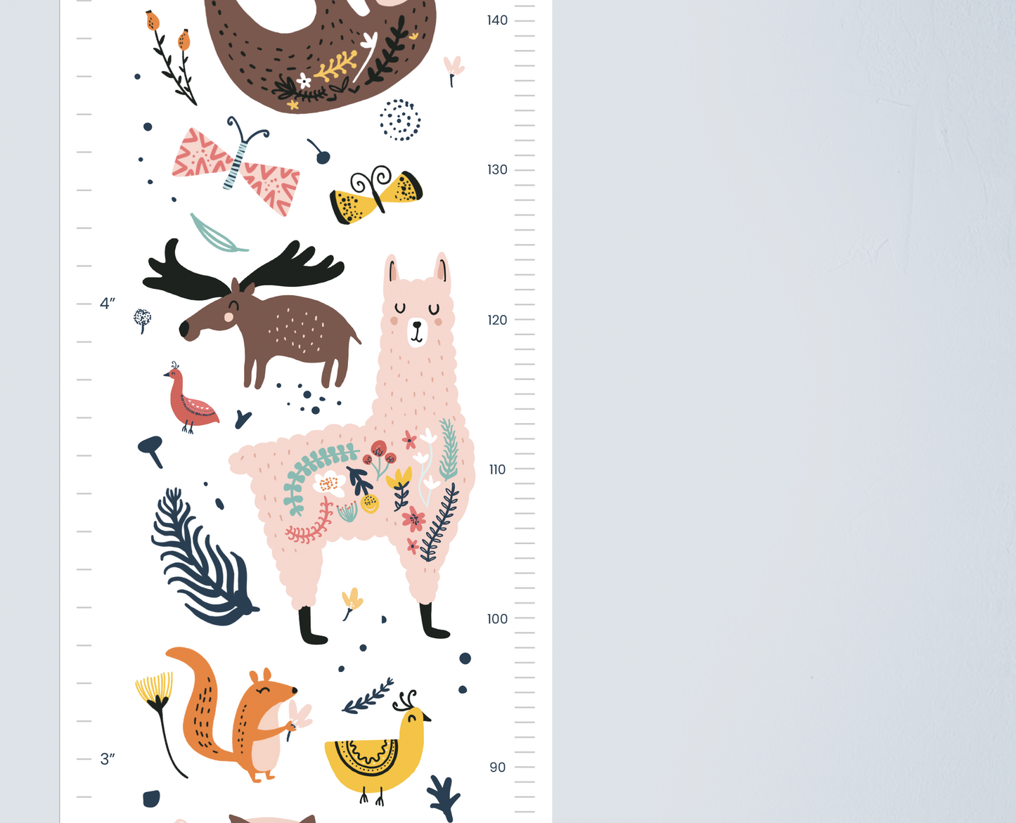 Growing Wild Growth Chart - Non tearable poster