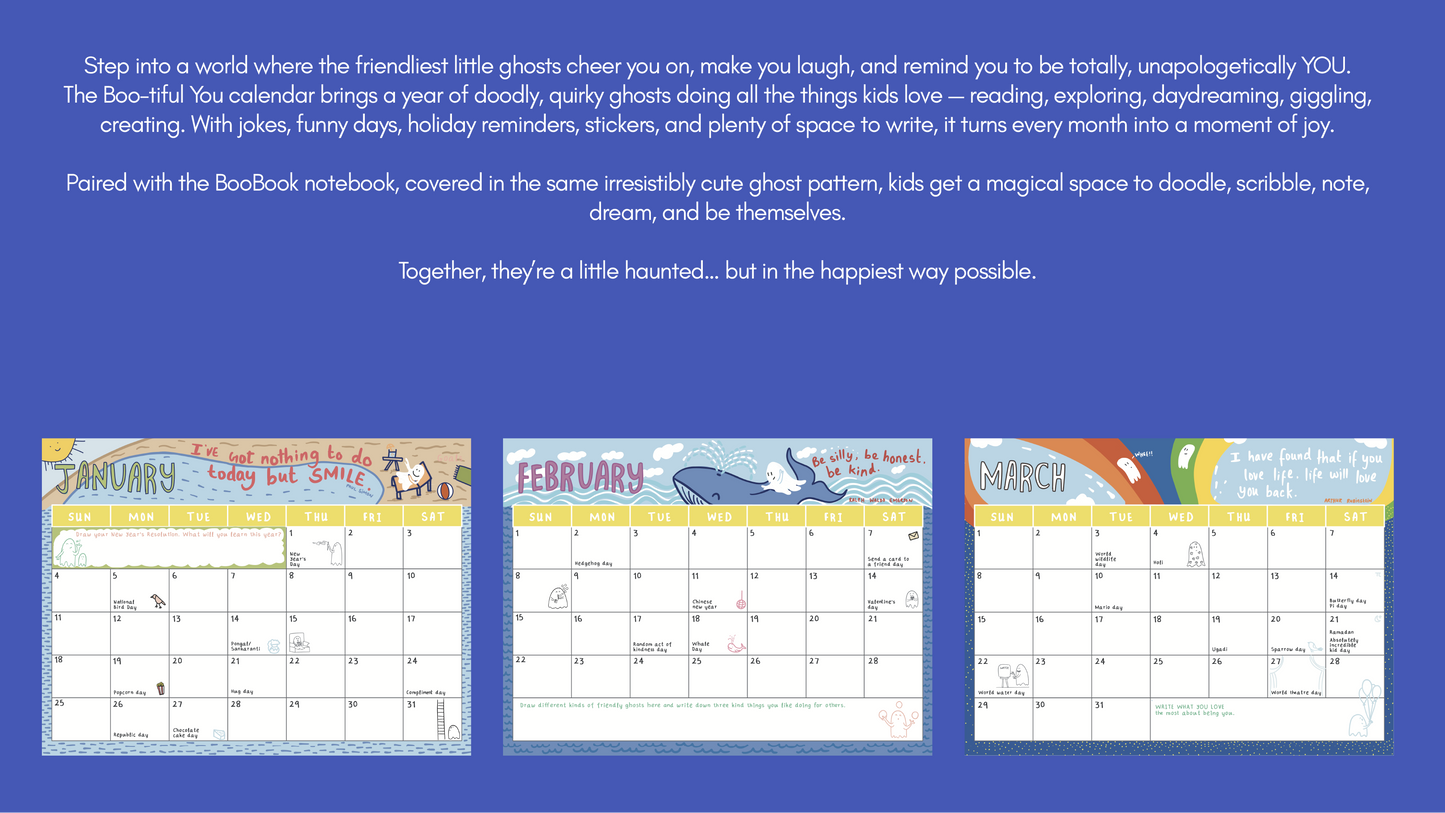 The 2026 Boo Crew Calendar - Digital Download