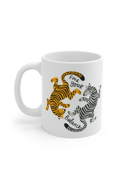 Dancing Tigers Mug