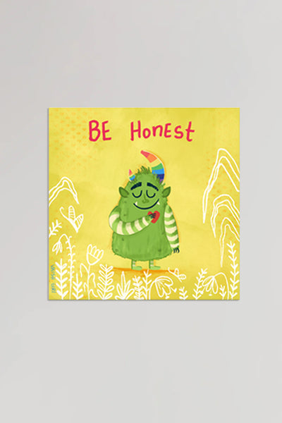 Set of 3 Wall Arts - Be Kind, Be Honest & Be Silly